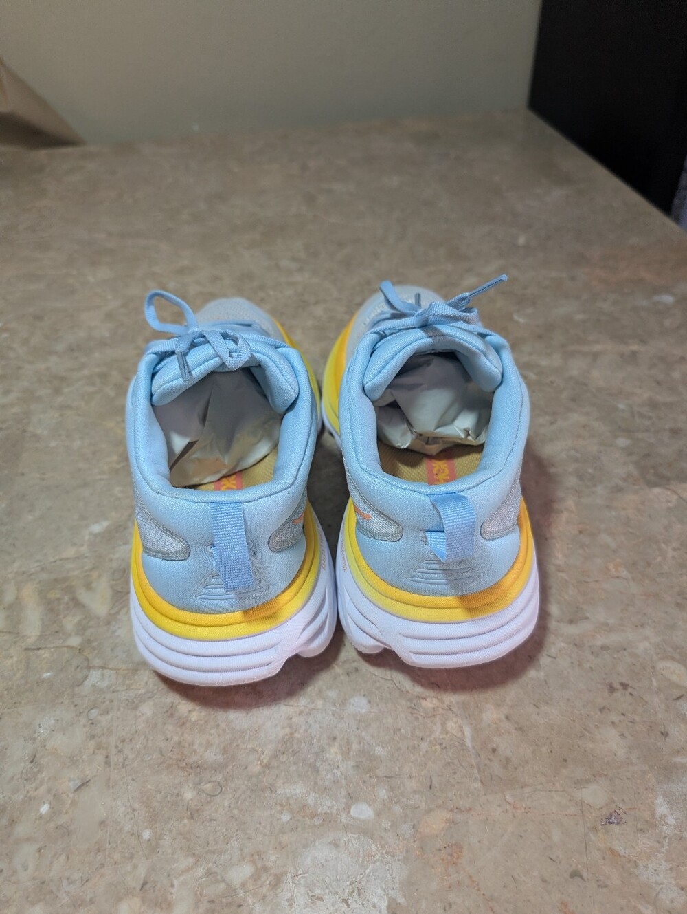 Hoka One One Bombi 8 Running Cushioned Shoes Summer Song Women's Size 7.5B - Picture 6 of 11